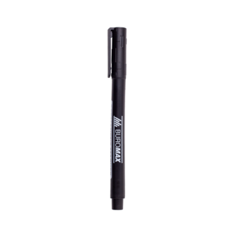 Маркер Buromax водостійкий, 1 мм, чорний (BM.8704-01) - Pampik