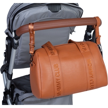 Сумка Childhome Mommy club Signature vegan leather brown (CWMCSLBR) - Pampik - 8