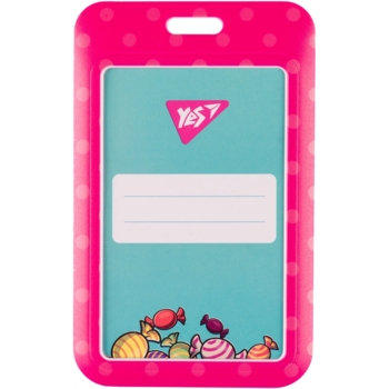 Бейдж Yes Sweet Cream слайдер без ленты вертикальный (940321) - Pampik