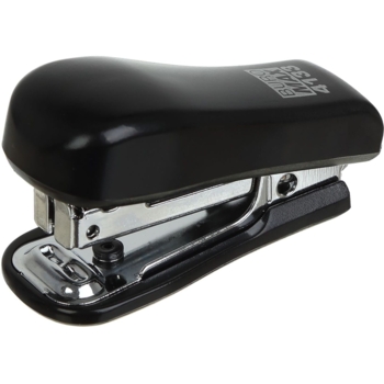 Степлер Buromax Міні пластиковий №10, 10 аркушів чорний (BM.4133-01) - Pampik
