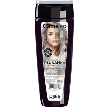 Оттеночный ополаскиватель для волос Delia Cosmetics Cameleo серебряный 200 мл серебряный - Pampik
