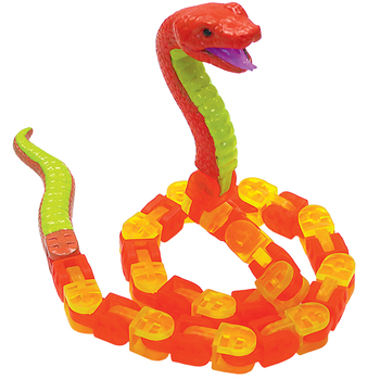 Іграшка Zing Klixx Creaturez Fidget Пітон червоно-жовтий - Pampik