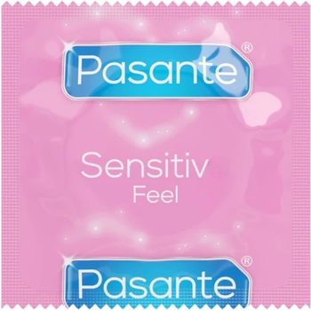 Презервативи Pasante Feel ультратонкі 12 шт. (5060359483317) - Pampik - 2