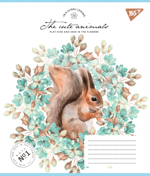 Набір зошитів Yes Sunny spring А5, в клітинку, 18 аркушів, 25 шт. (766975) - Pampik - 3