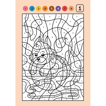 Раскраска 1 Вересня Рисуем по номерам 6+ 12 страниц (742962) - Pampik - 3