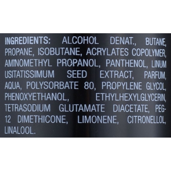 Лак для волосся Philip Martin's Hairspray Medium Hold Black 100 мл - Pampik - 2
