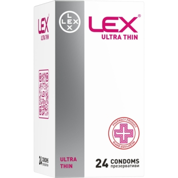 Презервативи Lex Ultra thin, 24 шт. - Pampik