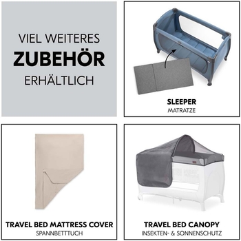 Детский манеж Hauck Play N Relax Dark Blue - Pampik - 8