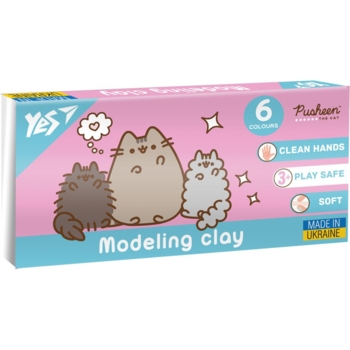 Пластилин Yes Pusheen 6 цветов, 120 г (540651) - Pampik