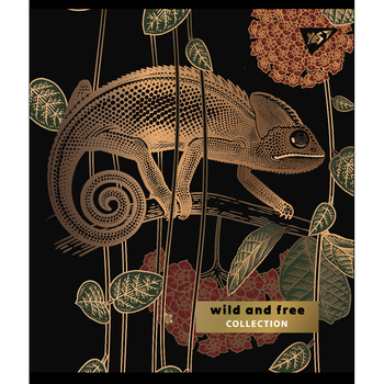 Набір зошитів Yes Wild and free Pantone Gold А5, в клітинку, 48 аркушів, 5 шт. (766875) - Pampik