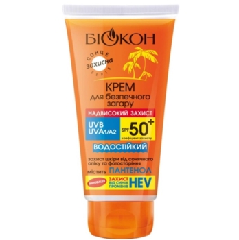 СС-крем для безпечної засмаги Біокон Надвисокий захист SPF50+ 160 мл - Pampik