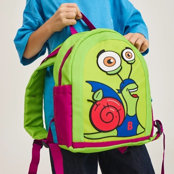 Рюкзак детский Bagland Bob Snail Mini ягодный, 24x10x30 см - Pampik - 5