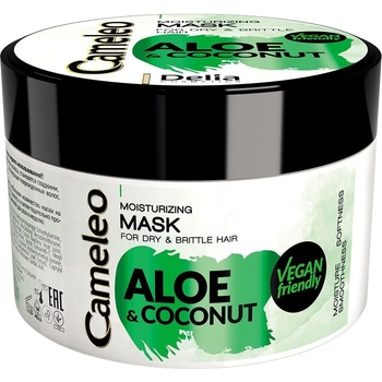 Маска увлажняющая для волос Delia Cosmetic Cameleo Aloe&Coconut 200 мл - Pampik - 2