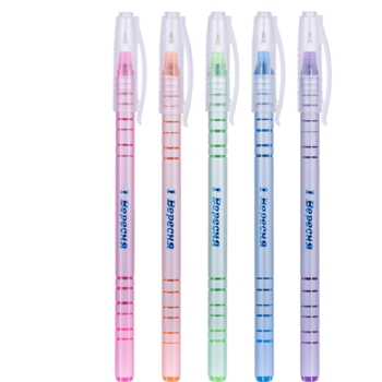 Ручка шариковая 1 Вересня Flower Pearl Coated синие чернила упаковка 30 шт. (411032) - Pampik