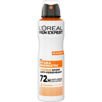 Дезодорант-антиперспирант для тела L'Oreal Paris Men Expert Hydra Energetic Extreme Sport, 150 мл - Pampik