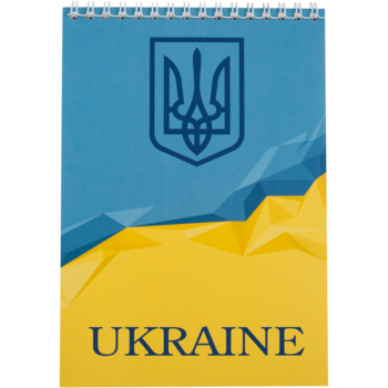 Блокнот на пружине сверху Buromax Metropolis А-5 48 листов голубой (BM.24545104-14) - Pampik