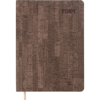 Щоденник датований Buromax Wood 2024 A5 бежевий (BM.2192-28) - Pampik