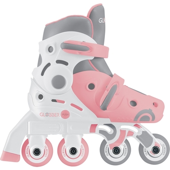 Роликові ковзани Globber Learning Skates 2 в 1, р.26-29, пастельно-рожевий (780-210) - Pampik - 6