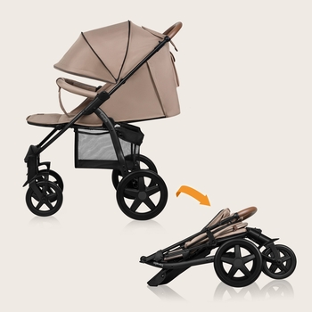 Прогулянкова коляска Lionelo Annet Plus Beige Sand - Pampik - 15
