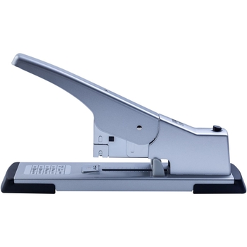 Степлер Buromax усиленной мощности металлический №23, 100 листов серый (BM.4287-24) - Pampik