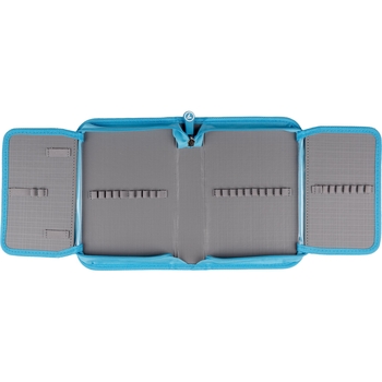 Пенал Yes UFO HP-04 твердый, одинарный с двумя клапанами, синий (533594) - Pampik - 5