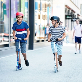 Самокат Micro Sprite Led серебристый (SA0216) - Pampik - 4