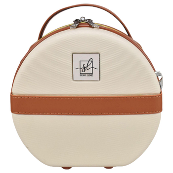 Бьюти-кейс Semi Line 5L Ecru/Brown (T5670-1) - Pampik - 4