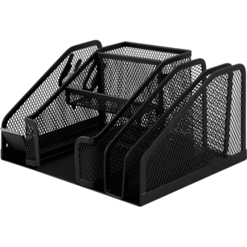 Органайзер настольный Buromax 210x150x100 мм черный (BM.6241-01) - Pampik