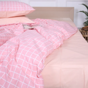 Простыня MirSon Ranforce Elite 17-4777 Boulogne-Biancourt 110х160 см розовая (2200008965150) - Pampik