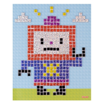 Набір для творчості 1 Вересня Піксельний Робот Аплікація стікерами з фоамірану ЕВА (954581) - Pampik - 3