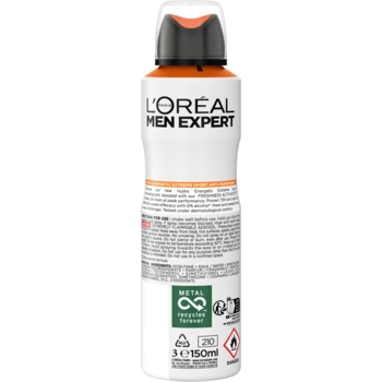 Дезодорант-антиперспирант для тела L'Oreal Paris Men Expert Hydra Energetic Extreme Sport, 150 мл - Pampik - 2