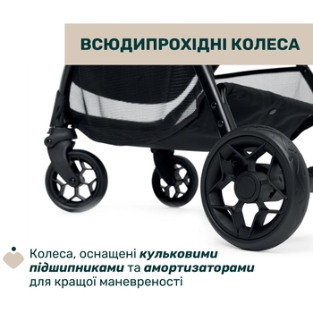 Прогулянкова коляска Chicco Glee Чорна з помаранчевим (87068.73) - Pampik - 6
