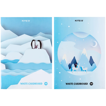 Картон білий Kite А4, 10 аркушів (K24-1254) - Pampik - 8