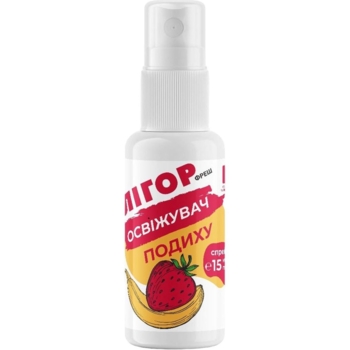 Освіжувач подиху Лігор Фреш зі смаком банана та полуниці, 15 мл - Pampik