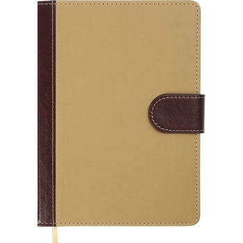 Ежедневник датированный Buromax Solo 2024 A5 коричневый (BM.2155-25) - Pampik