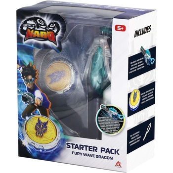 Волчок Auldey Infinity Nado VI Starter Pack Fury Wave Dragon (EU654111) - Pampik