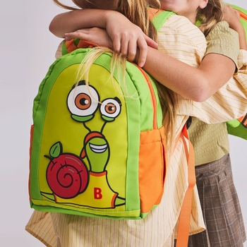 Рюкзак дитячий Bagland Bob Snail Mini лаймовий, 24x10x30 см - Pampik - 5
