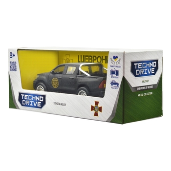 Автомодель TechnoDrive Шевроны Героев Toyota Hilux Спартан (KM6118) - Pampik - 14