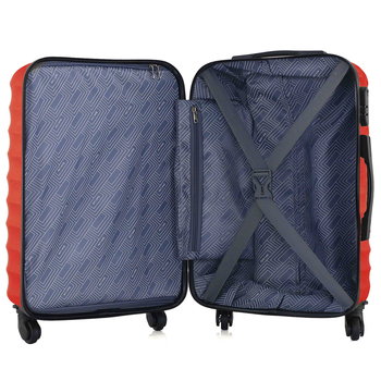 Валіза Semi Line 22" M Red (T5578-3) - Pampik - 2