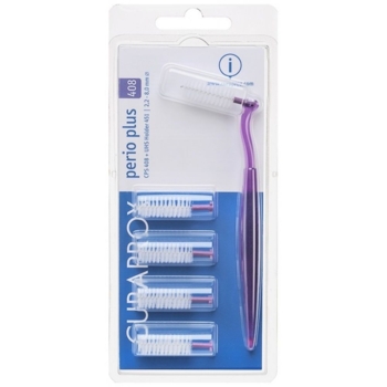 Набір міжзубних щіток Curaprox CPS 408, 5 шт. + тримач UHS 451 - Pampik