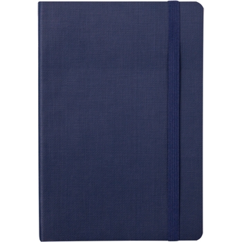 Блокнот деловой Buromax Color Tunes А5 96 л. в клеточку обложка искусственная кожа синий (BM.295100-02) - Pampik