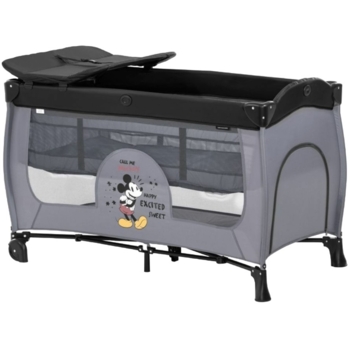 Детский манеж Hauck Sleep N Play Mickey Mouse Grey - Pampik