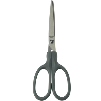 Ножницы офисные Buromax Jobmax серые 170 мм (BM.4523) - Pampik