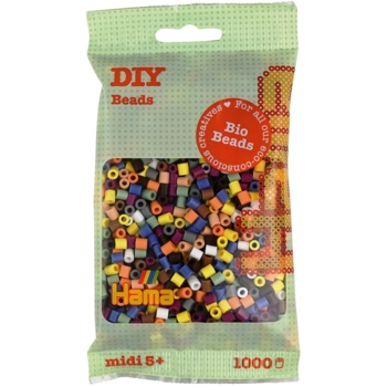 Термомозаика Hama Midi Набор цветных бусин, 1000 шт., 10 цветов (HM-190-197) - Pampik