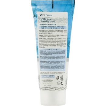 Омолоджуюча піна з колагеном 3W Clinic Collagen Foam Cleansing 100 мл - Pampik - 3