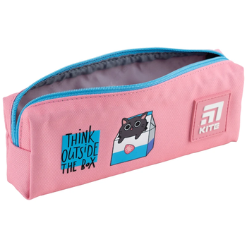 Пенал мягкий Kite 6.5х19х3.5 см розовый (K24-642-3) - Pampik - 2
