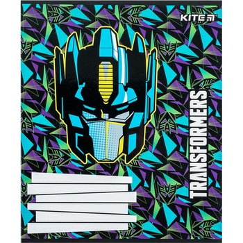 Набір зошитів Kite Transformers А5, в косу лінію, 12 аркушів, 25 шт. (TF24-235) - Pampik - 3