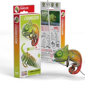 Сборная 3Д модель Eugy Зоопарк Хамелеон (XEG-075) - Pampik - 6