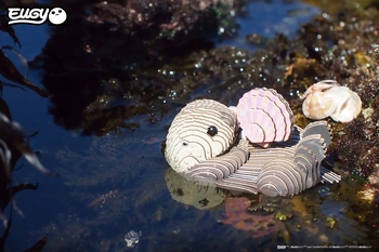 Збірна 3Д модель Eugy Зоопарк Морська видра (XEG-060) - Pampik - 7