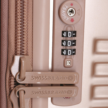 Чемодан Swissbrand Rome M Rose Gold (SWB_LHROM003M) - Pampik - 5